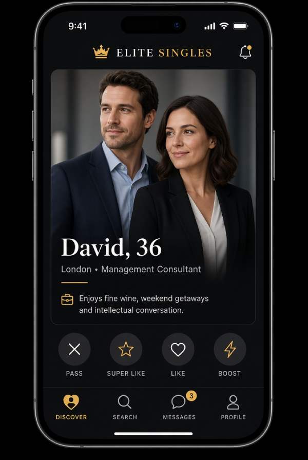 EliteSingles dating app